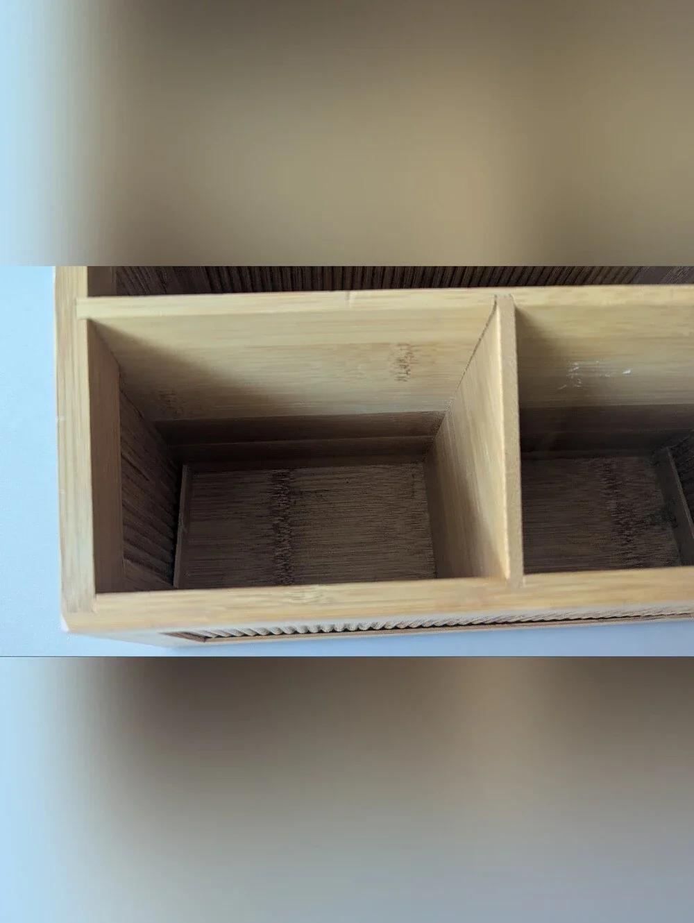 Pomerantz Bamboo Lattice Remote Control Organizer. 9.5